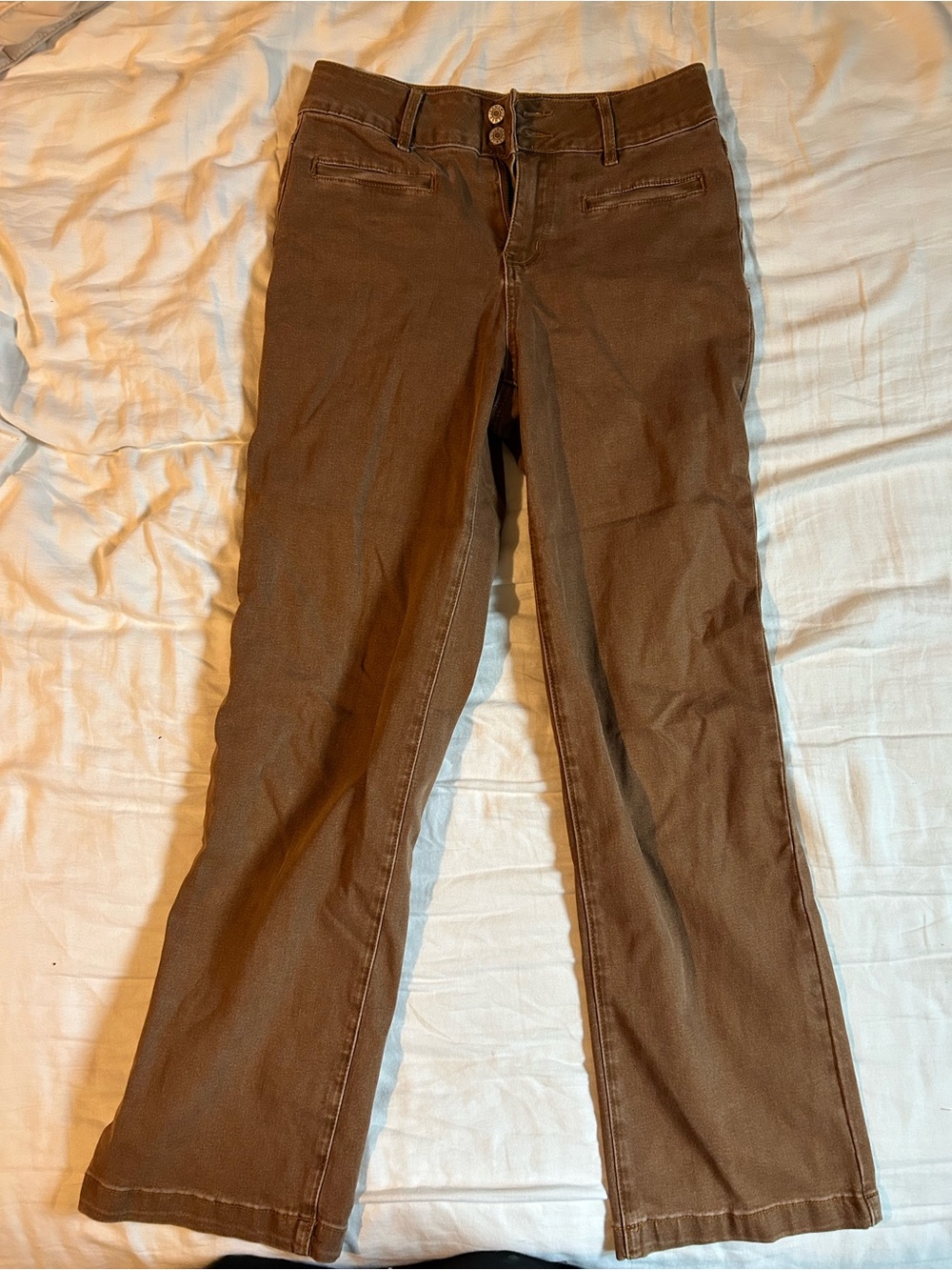 Women's Straight Leg Jeans in Brown